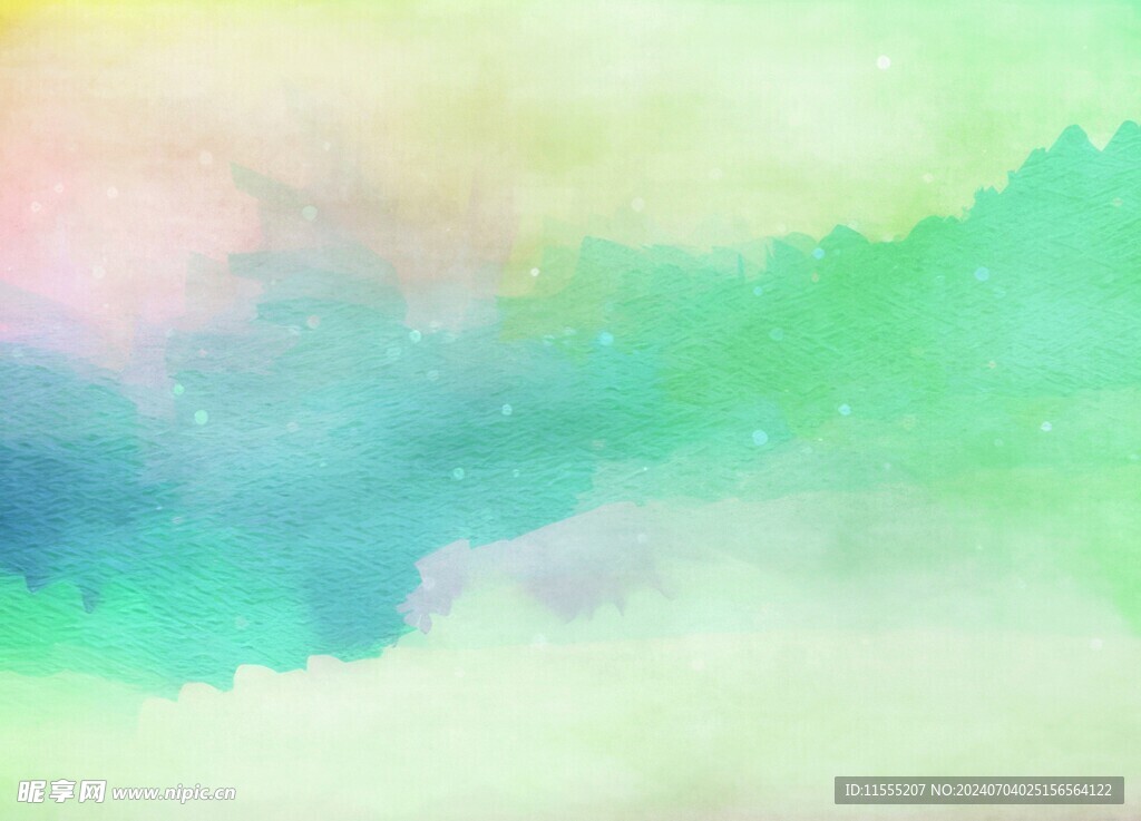 创意水彩抽象艺术画水彩晕染