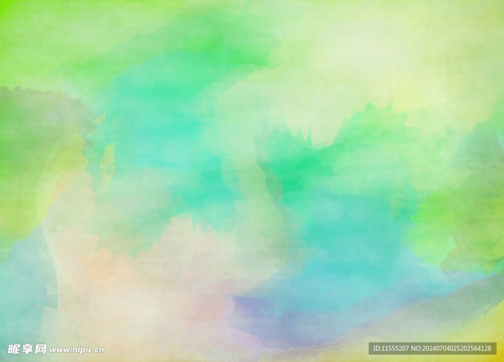 创意水彩抽象艺术画水彩晕染