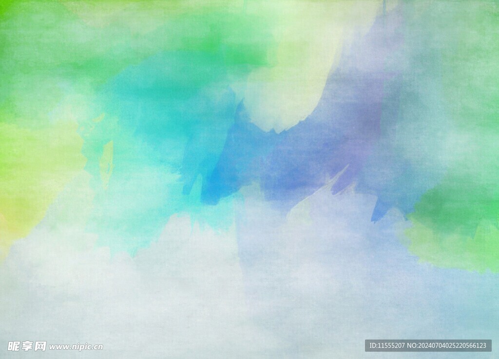 创意水彩抽象艺术画水彩晕染