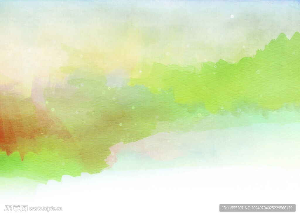 创意水彩抽象艺术画水彩晕染