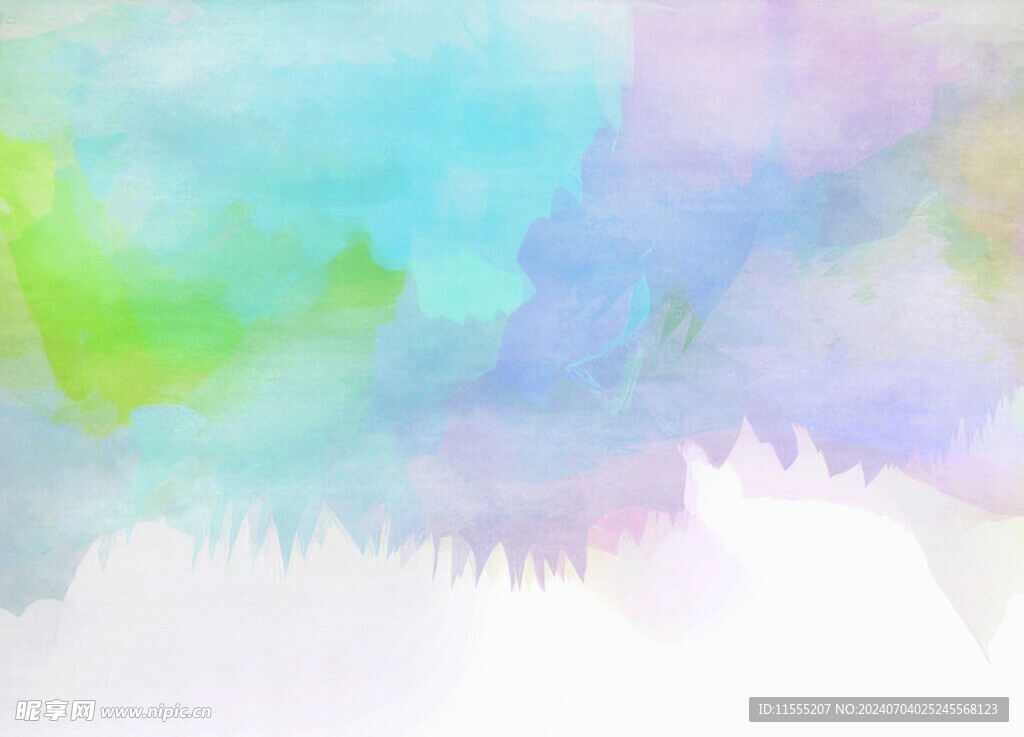 创意水彩抽象艺术画水彩晕染