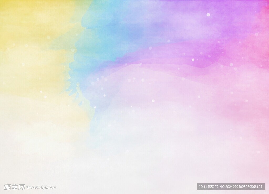 创意水彩抽象艺术画水彩晕染