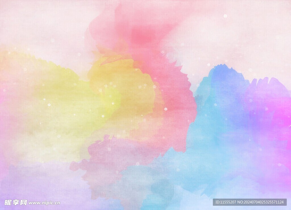 创意水彩抽象艺术画水彩晕染