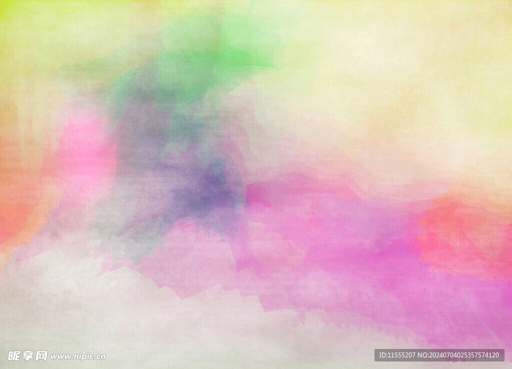 创意水彩抽象艺术画水彩晕染