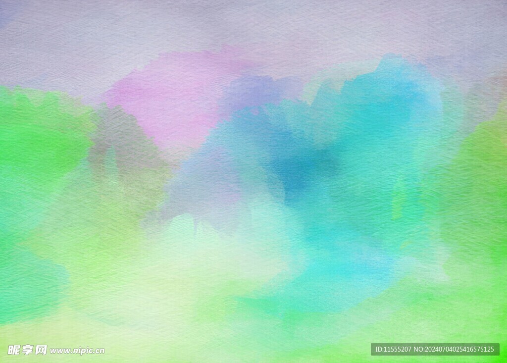 创意水彩抽象艺术画水彩晕染