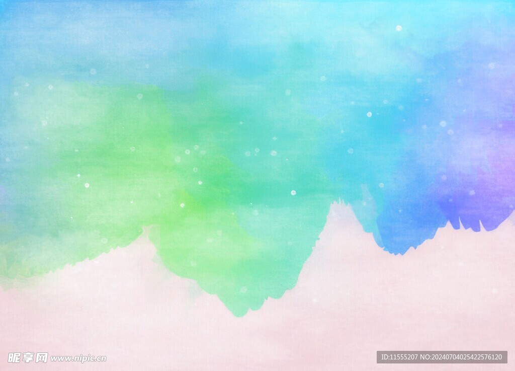 创意水彩抽象艺术画水彩晕染