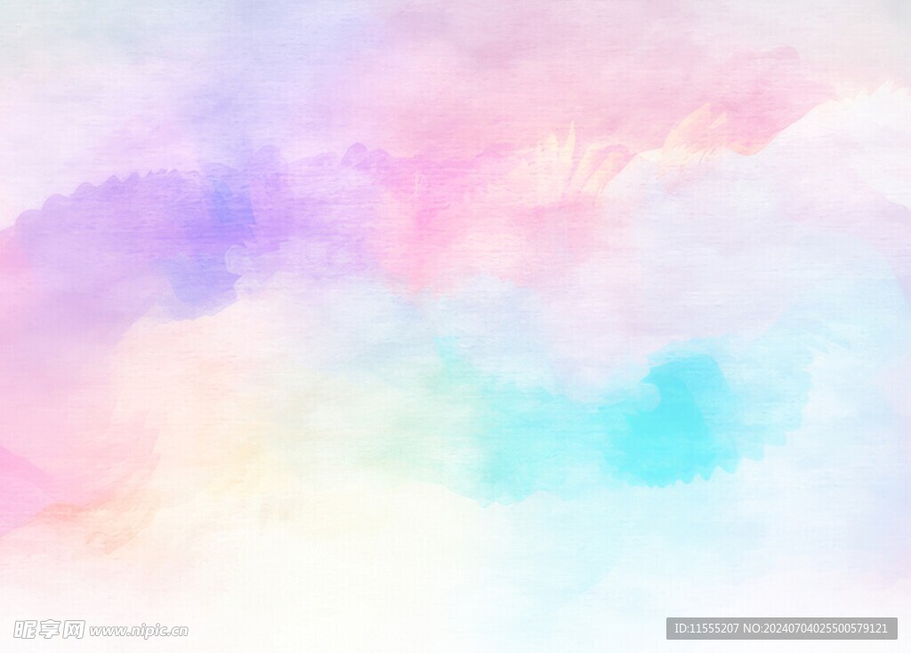 创意水彩抽象艺术画水彩晕染