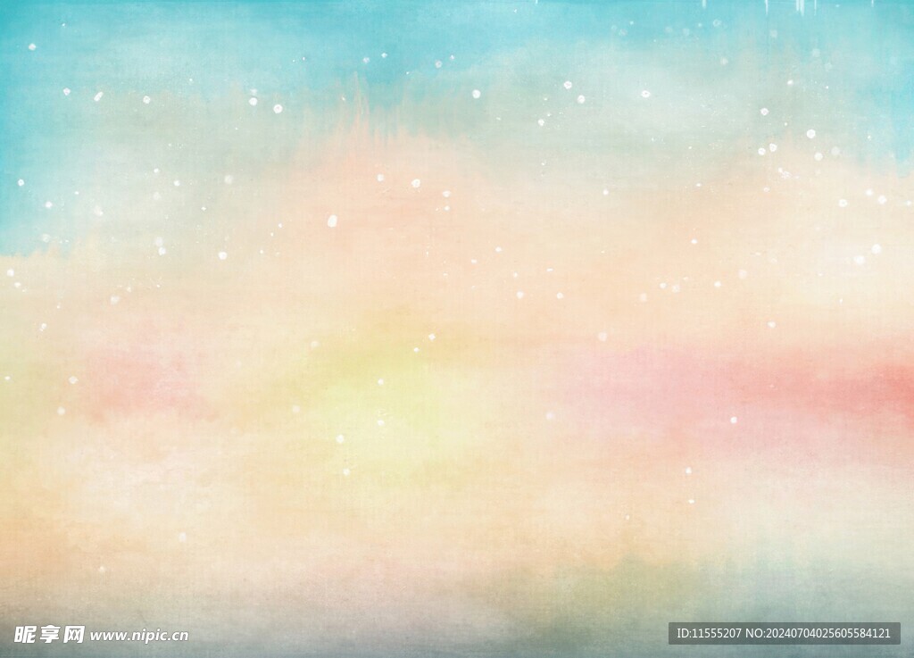 创意水彩抽象艺术画水彩晕染
