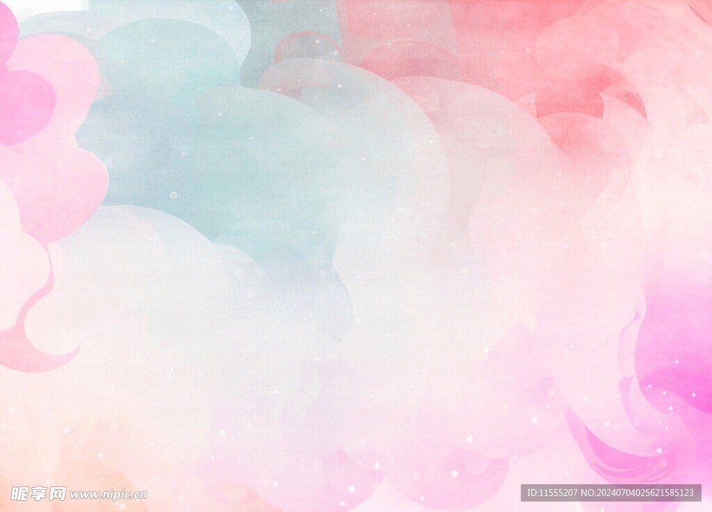 创意水彩抽象艺术画水彩晕染