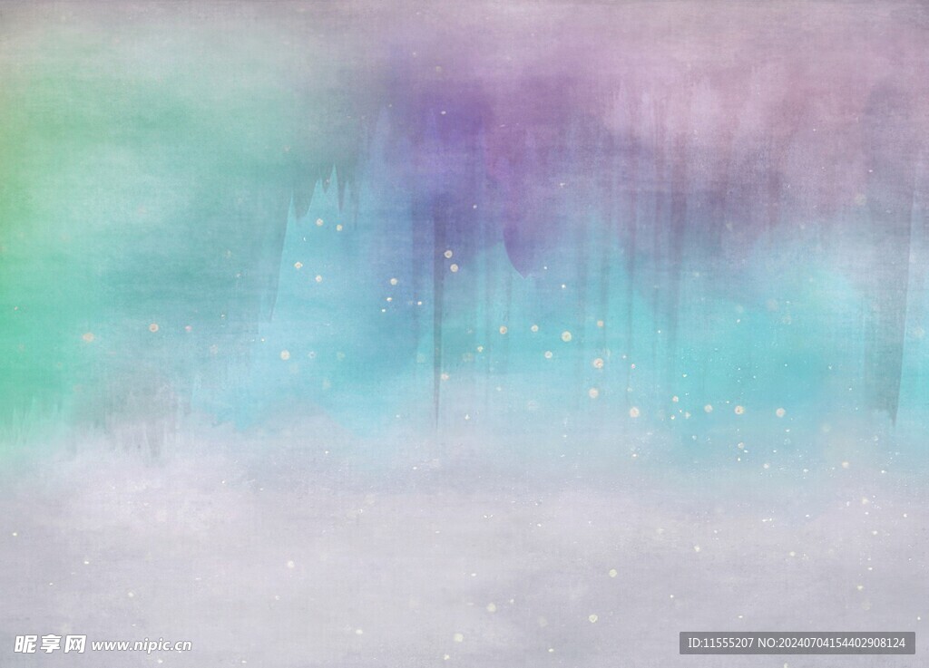 创意水彩抽象艺术画水彩晕染