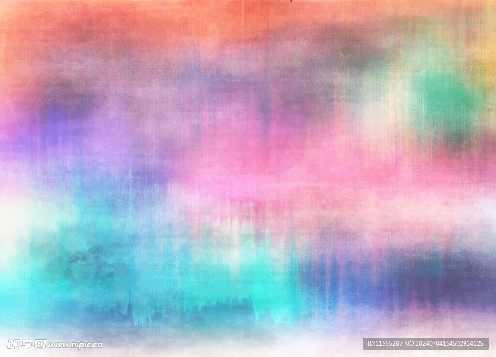 创意水彩抽象艺术画水彩晕染