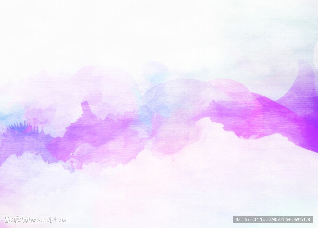 创意水彩抽象艺术画水彩晕染