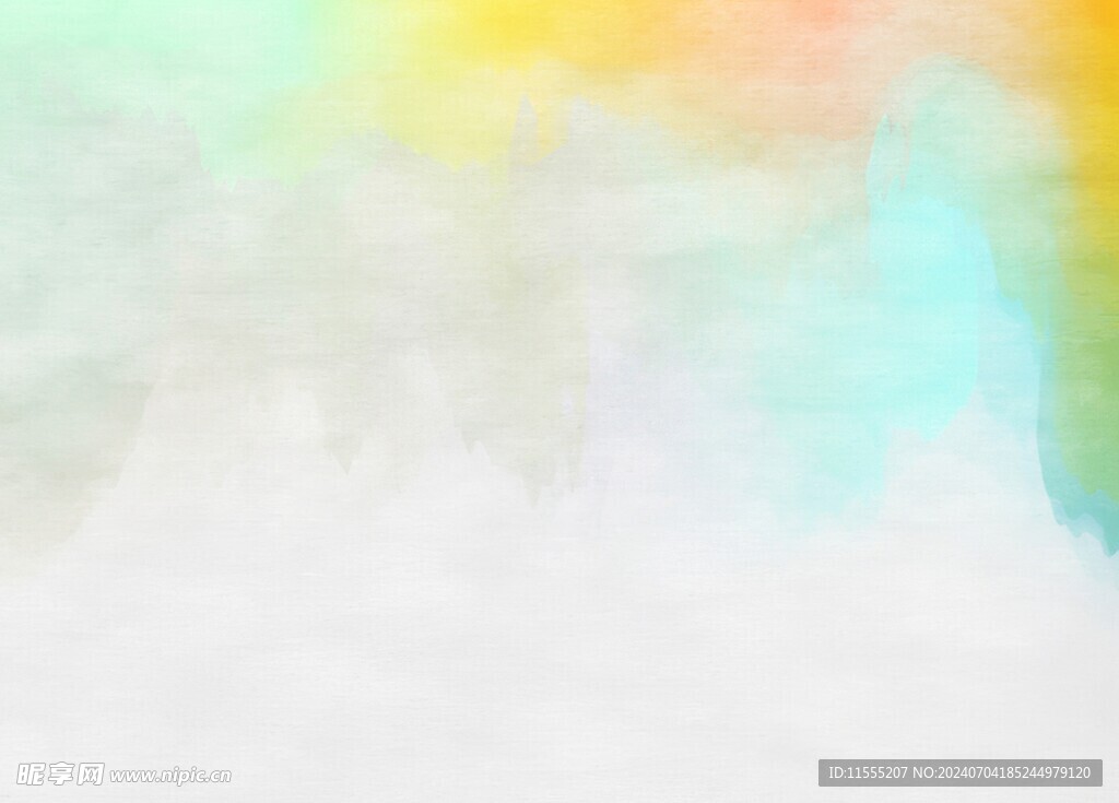创意水彩抽象艺术画水彩晕染