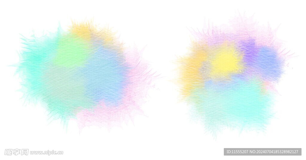 创意水彩抽象艺术画水彩晕染