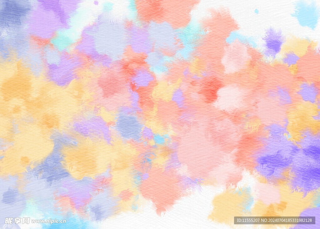 创意水彩抽象艺术画水彩晕染