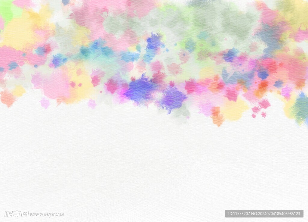 创意水彩抽象艺术画水彩晕染