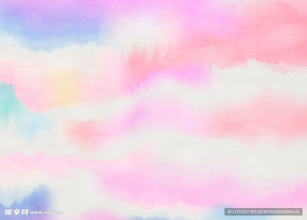 创意水彩抽象艺术画水彩晕染