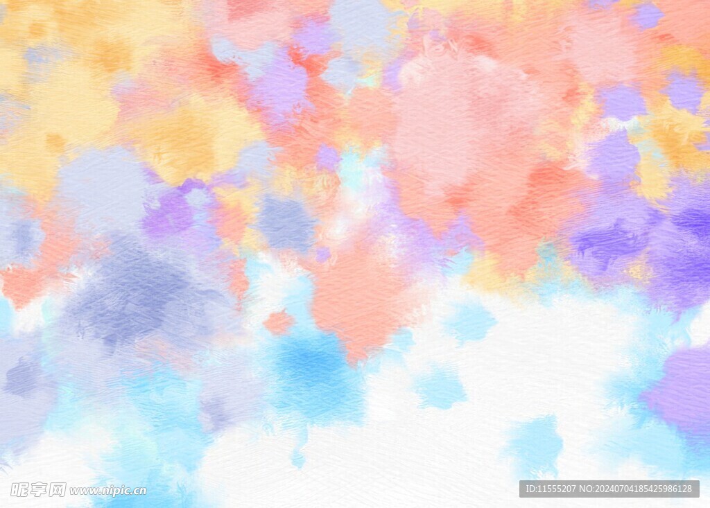 创意水彩抽象艺术画水彩晕染
