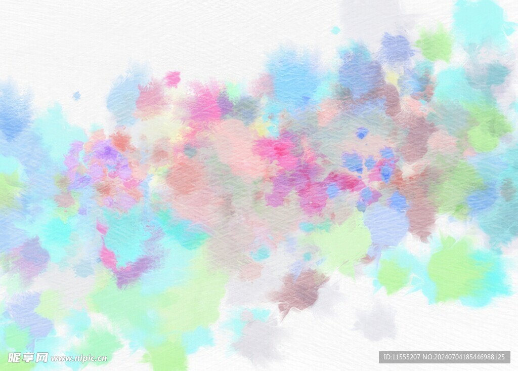 创意水彩抽象艺术画水彩晕染
