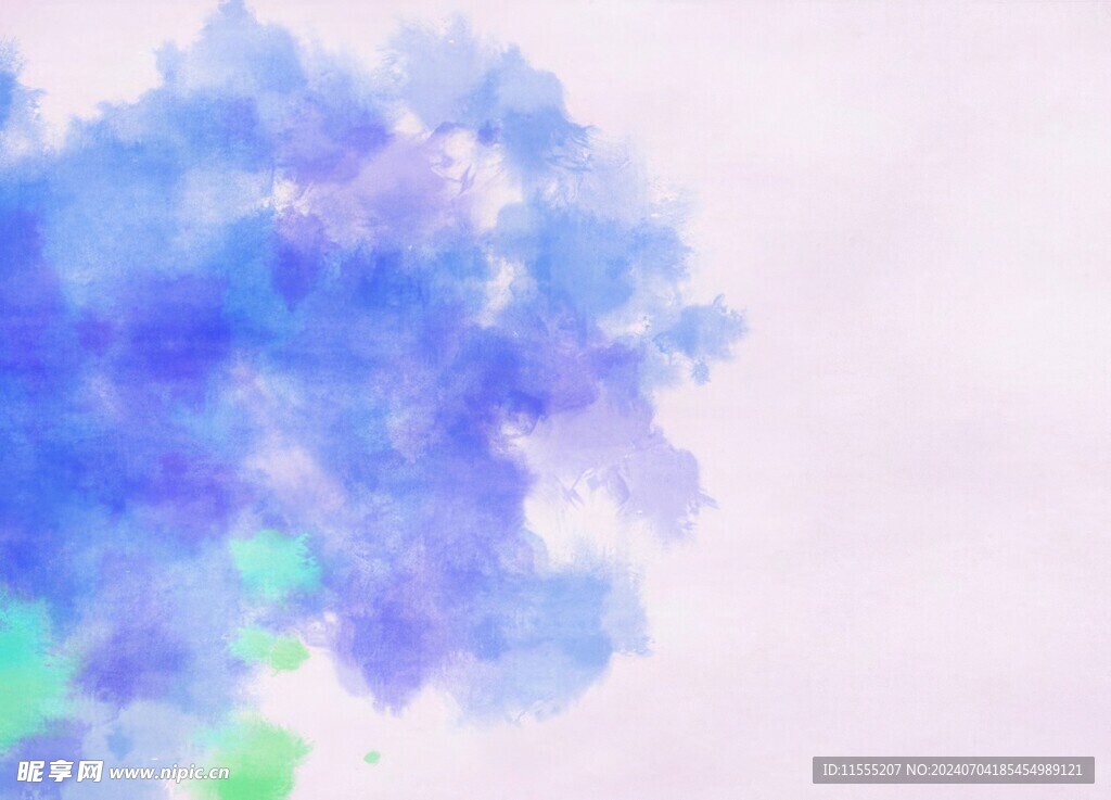 创意水彩抽象艺术画水彩晕染