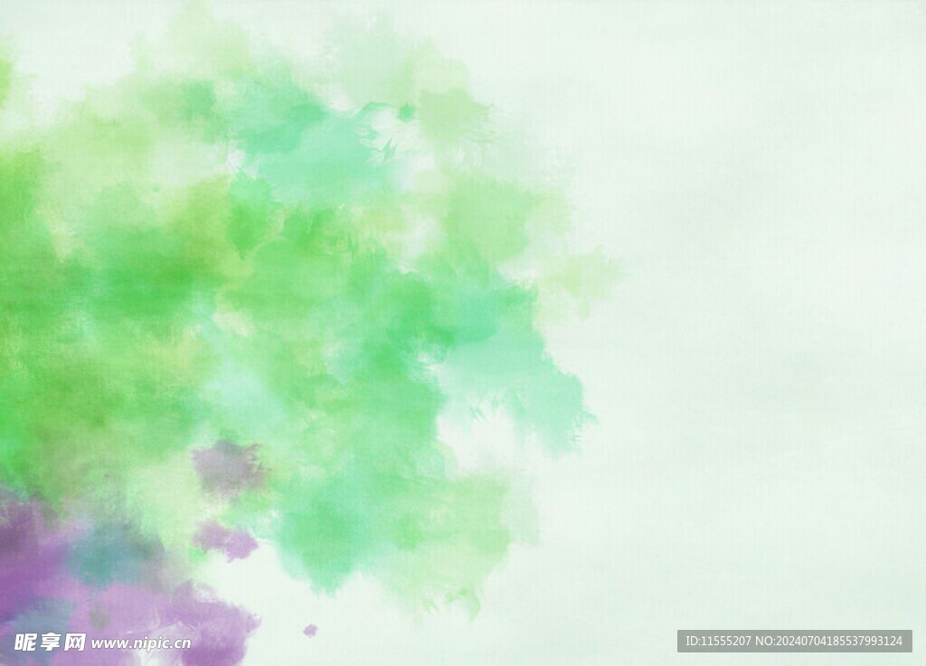 创意水彩抽象艺术画水彩晕染