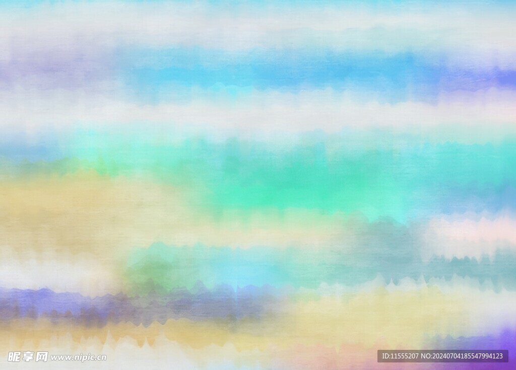 创意水彩抽象艺术画水彩晕染