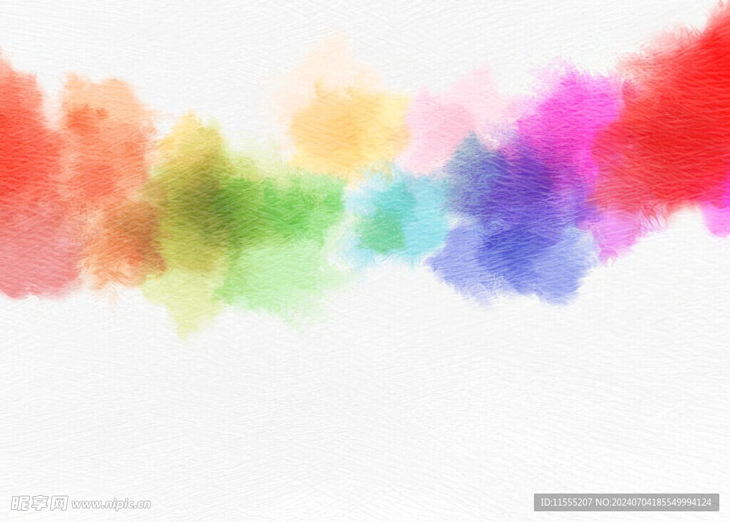 创意水彩抽象艺术画水彩晕染