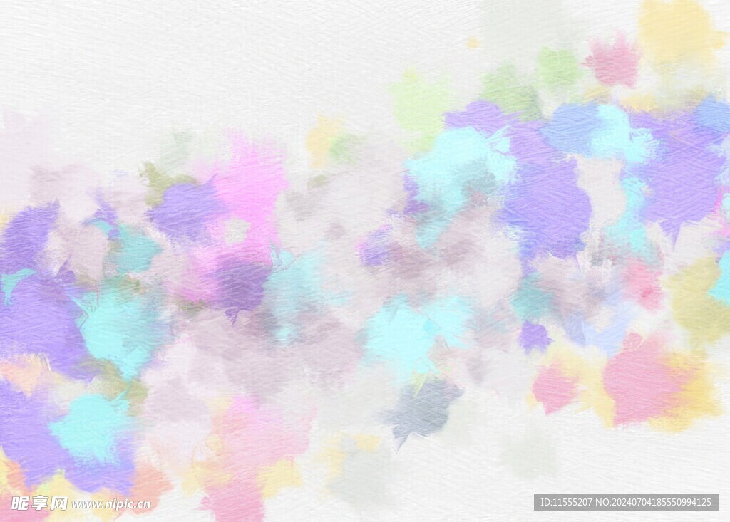 创意水彩抽象艺术画水彩晕染