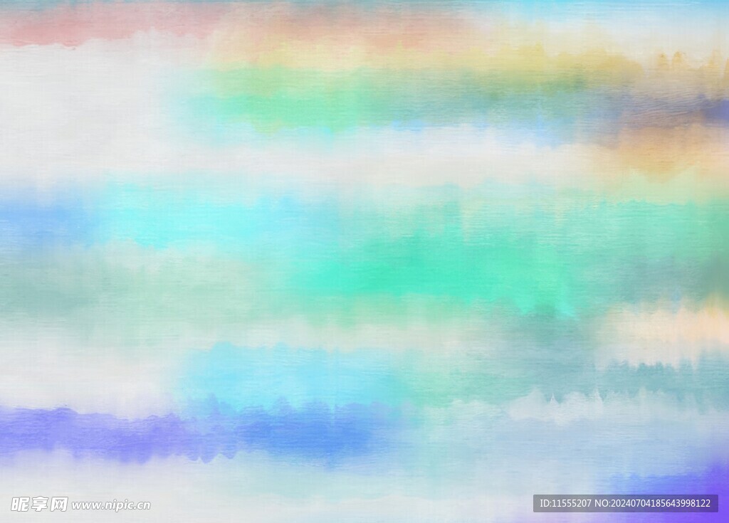 创意水彩抽象艺术画水彩晕染