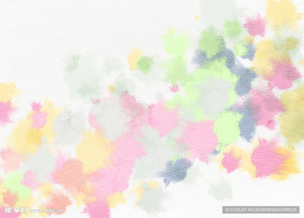 创意水彩抽象艺术画水彩晕染