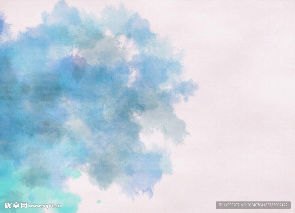 创意水彩抽象艺术画水彩晕染
