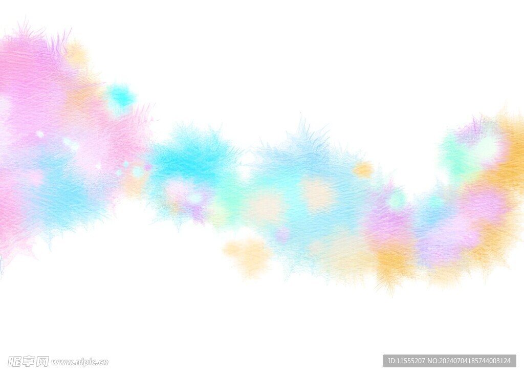 创意水彩抽象艺术画水彩晕染