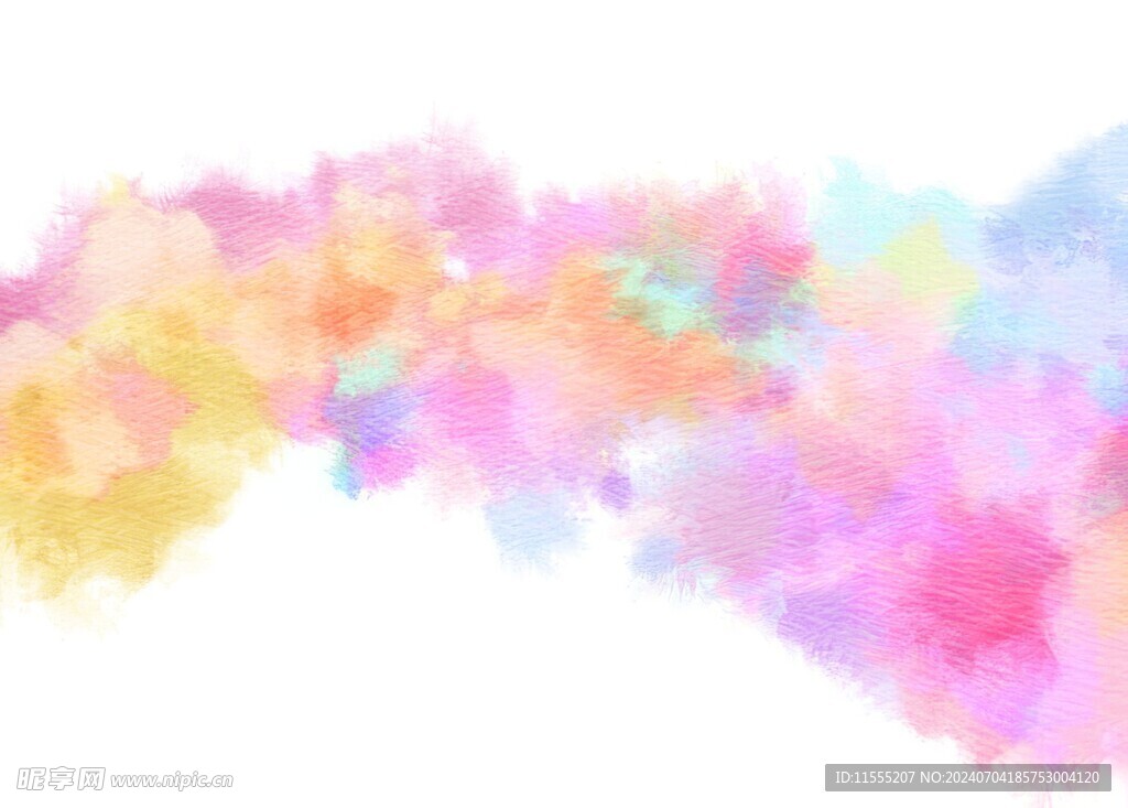 创意水彩抽象艺术画水彩晕染