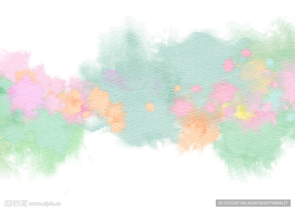 创意水彩抽象艺术画水彩晕染
