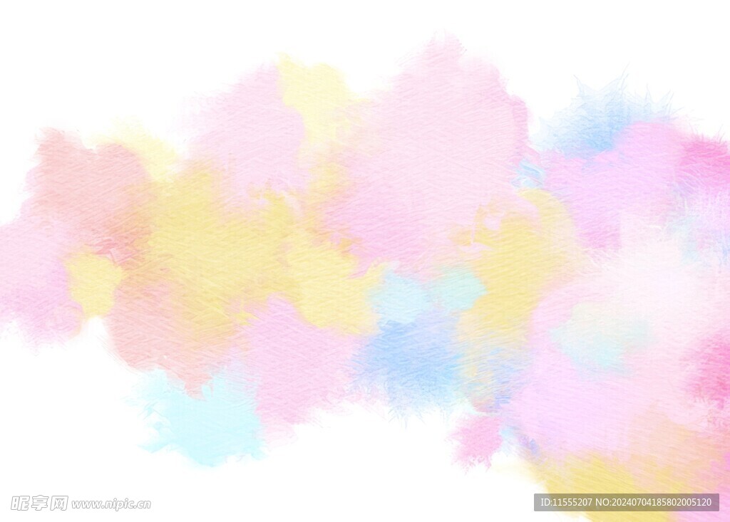 创意水彩抽象艺术画水彩晕染