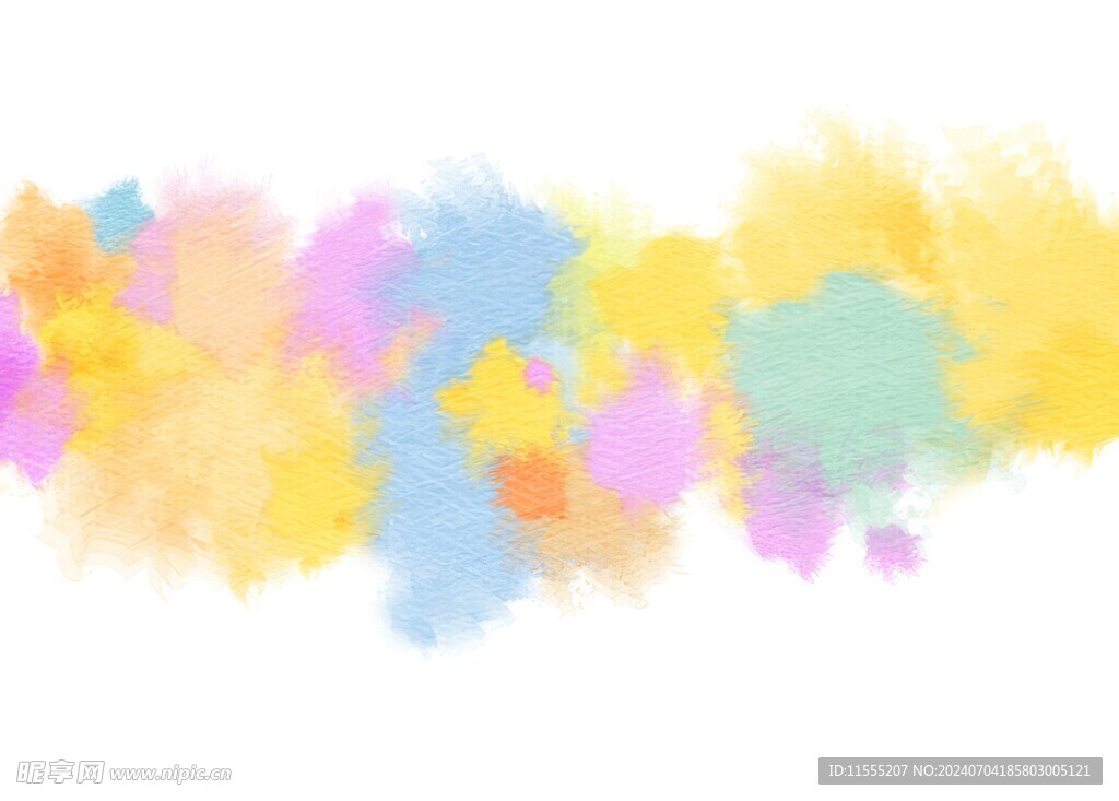 创意水彩抽象艺术画水彩晕染