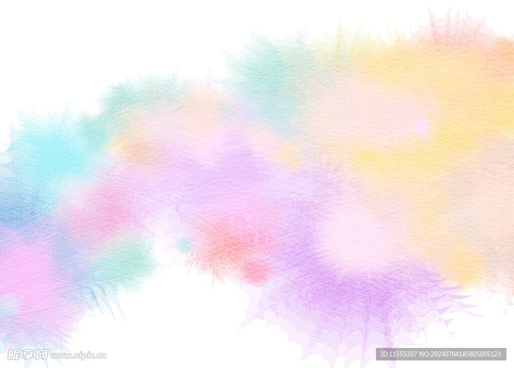 创意水彩抽象艺术画水彩晕染