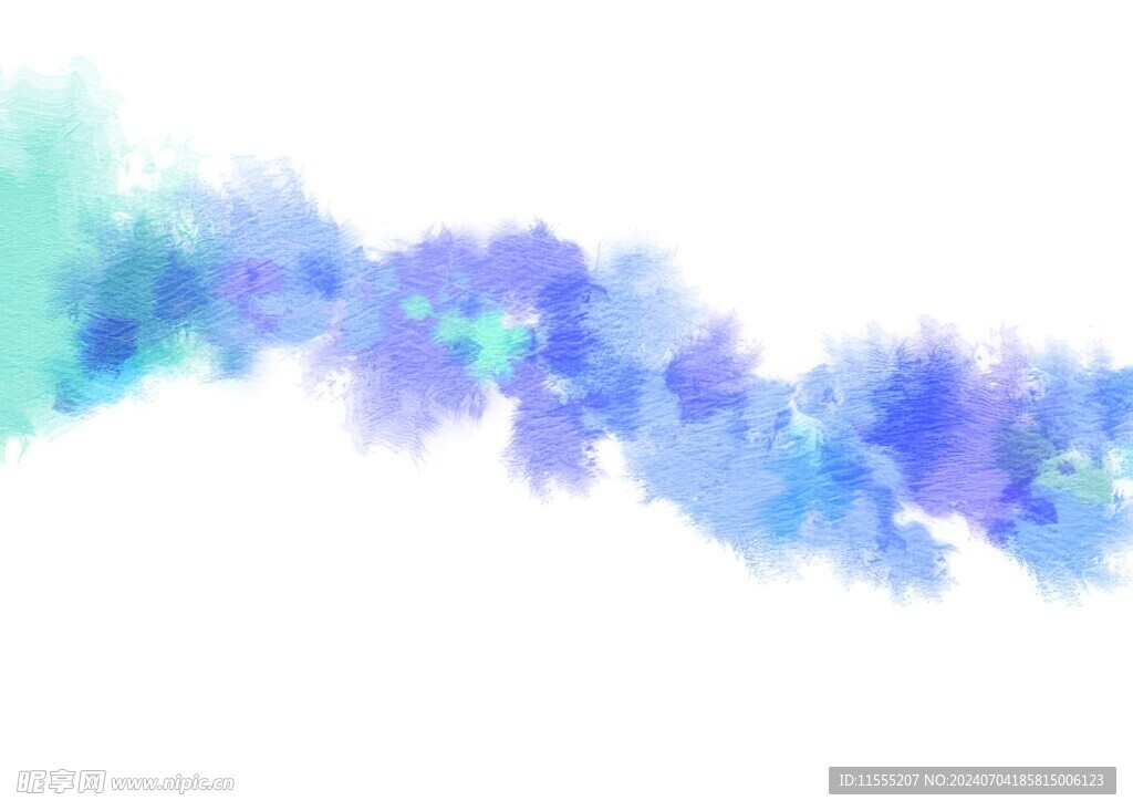 创意水彩抽象艺术画水彩晕染