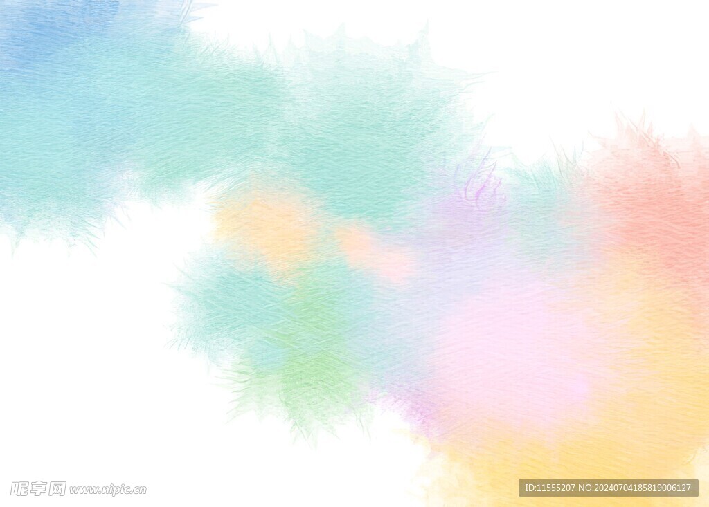 创意水彩抽象艺术画水彩晕染