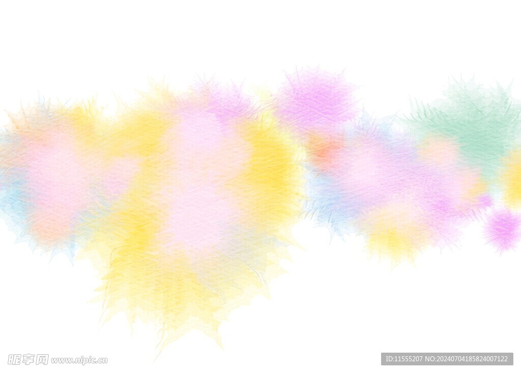 创意水彩抽象艺术画水彩晕染