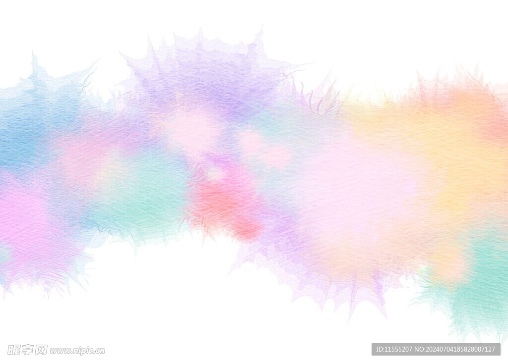 创意水彩抽象艺术画水彩晕染