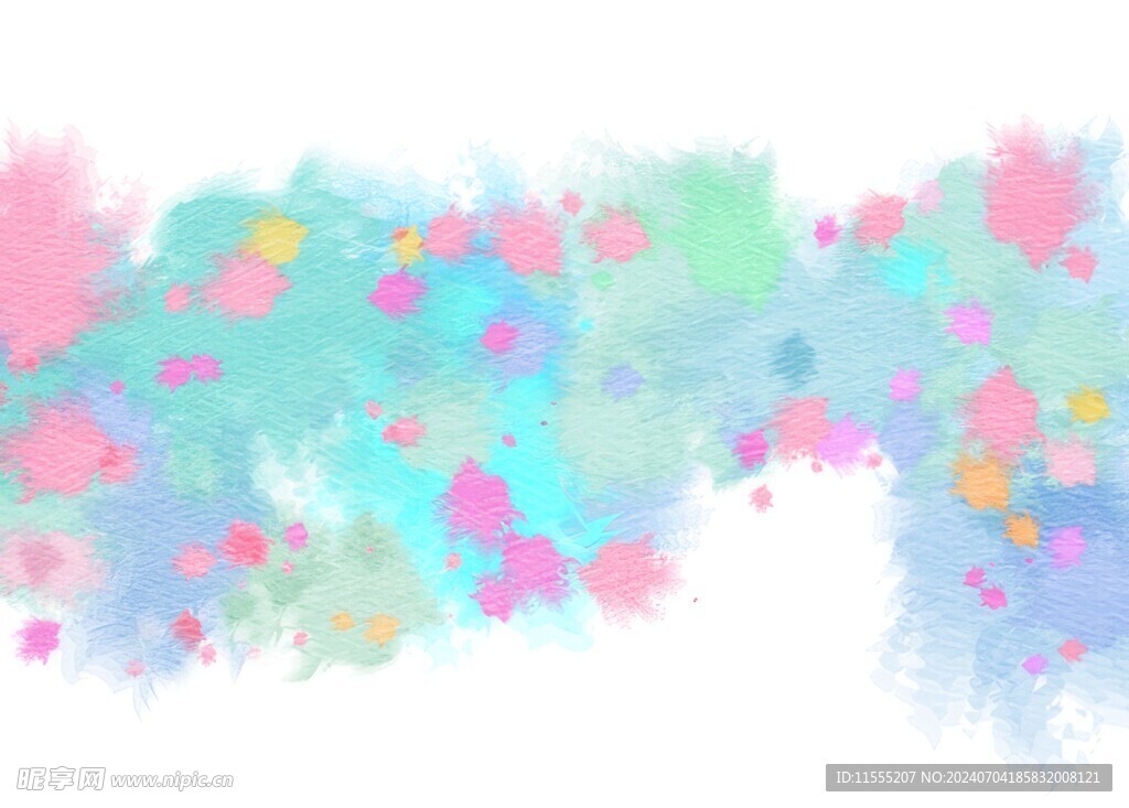 创意水彩抽象艺术画水彩晕染