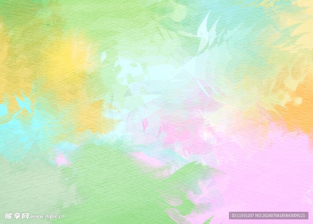 创意水彩抽象艺术画水彩晕染