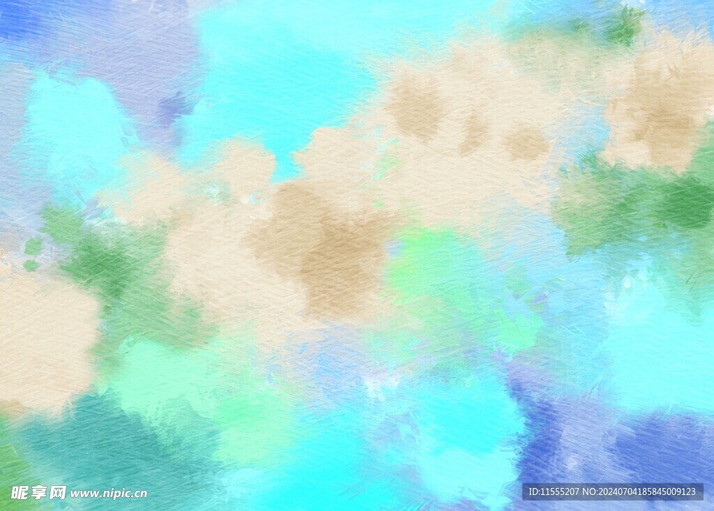 创意水彩抽象艺术画水彩晕染