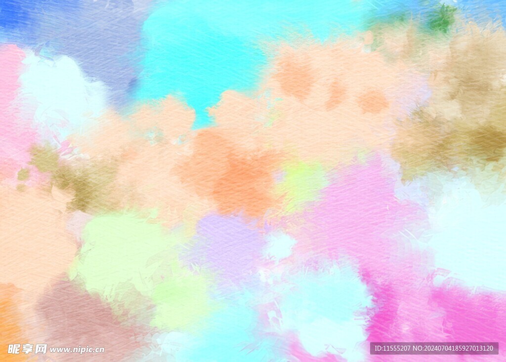 创意水彩抽象艺术画水彩晕染