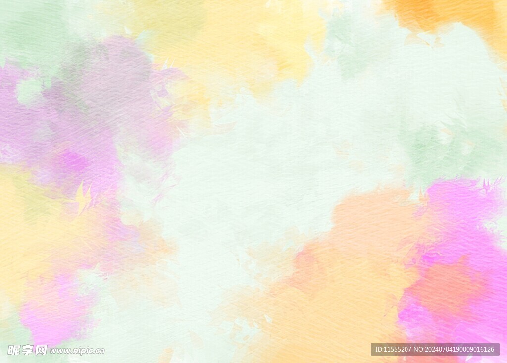 创意水彩抽象艺术画水彩晕染