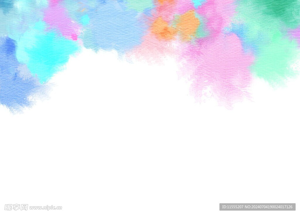 创意水彩抽象艺术画水彩晕染