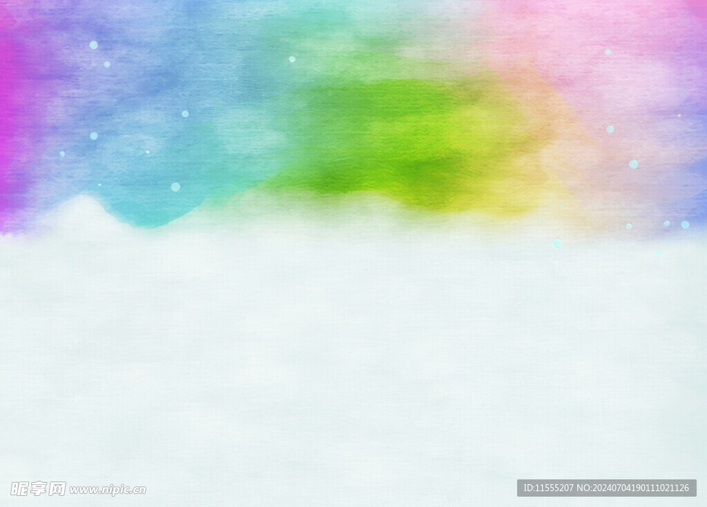 创意水彩抽象艺术画水彩晕染