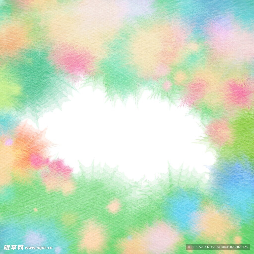 创意水彩抽象艺术画水彩晕染