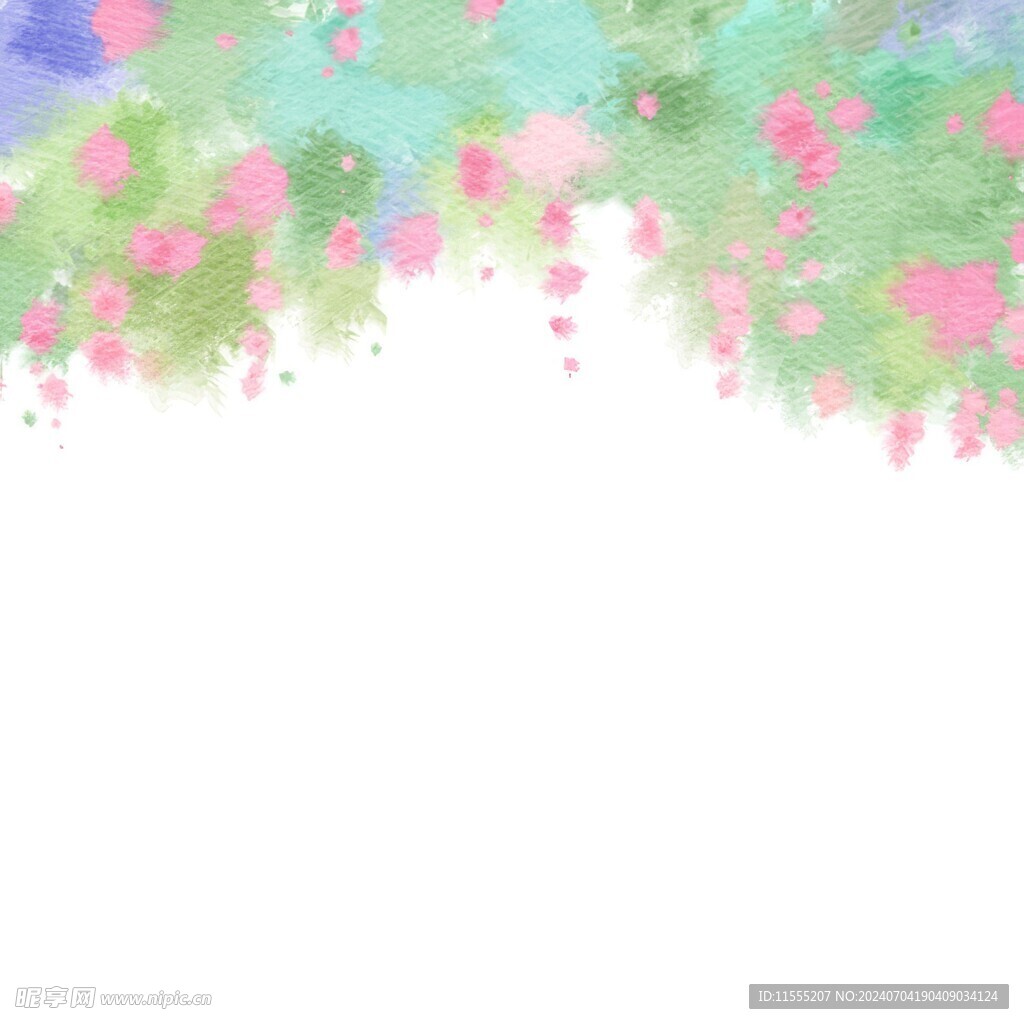 创意水彩抽象艺术画水彩晕染